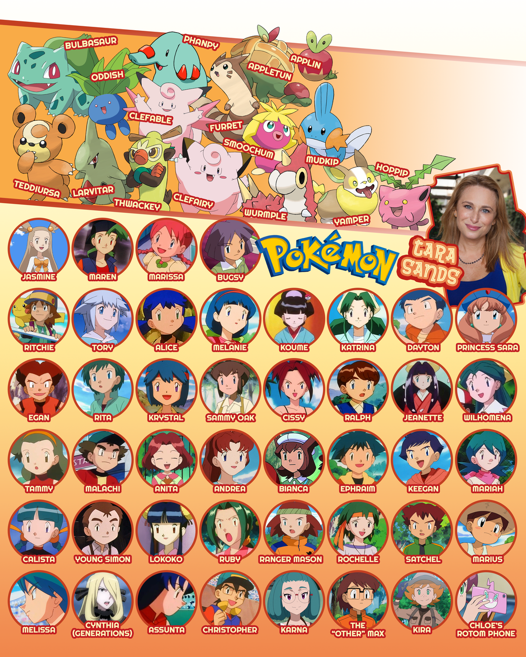 Tara Sands Autograph - Pokemon