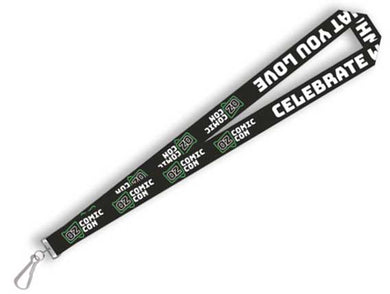 Oz Comic-Con Lanyard - Black