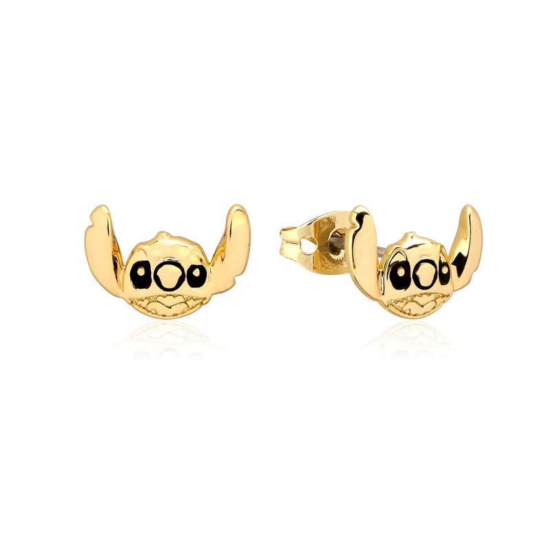 Disney Lilo and Stitch Stud Earrings - Gold