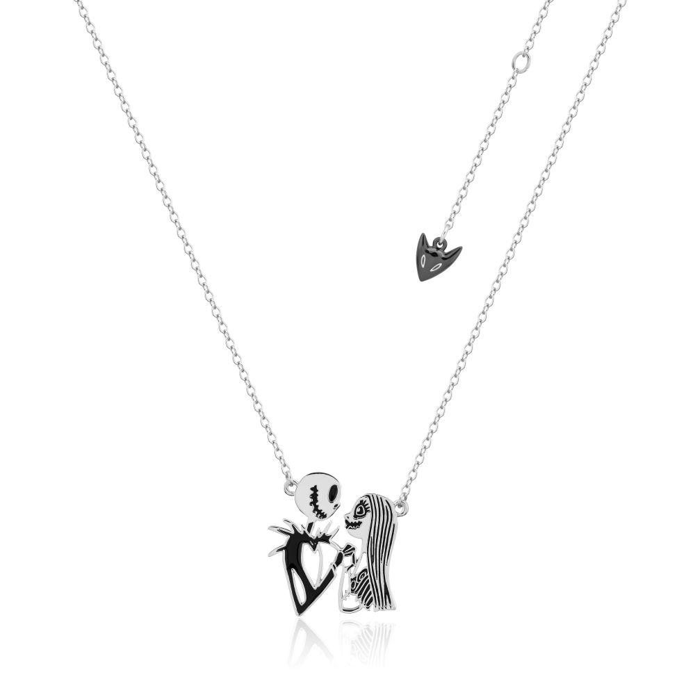 Disney Nightmare Before Christmas Jack and Sally Necklace