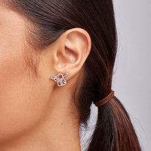 Star Wars Grogu Crystal Outline Stud Earrings