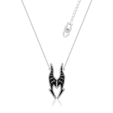 Disney Maleficent Crystal Necklace - Silver
