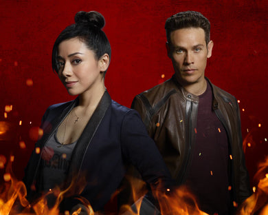 Lucifer Duo Autograph - Aimee Garcia & Kevin Alejandro