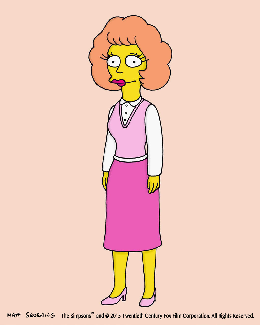 Maggie Roswell Autograph - The Simpsons