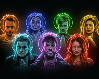 Ricky Whittle & Omid Abtahi Autograph - American Gods