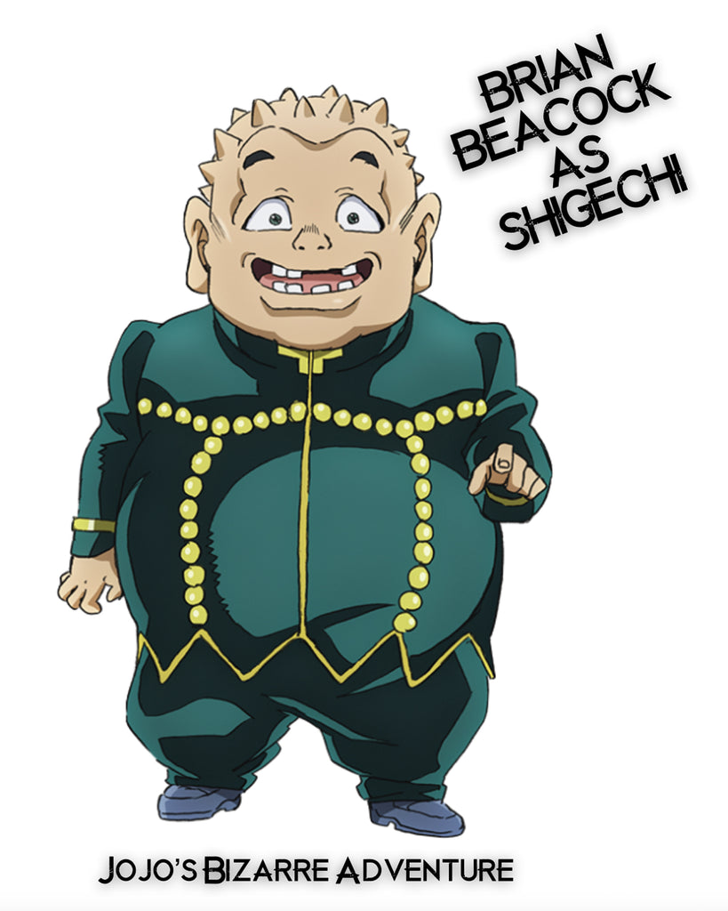 Brian Beacock Autograph - Jojo's Bizarre Adventure – Expertise Events Store