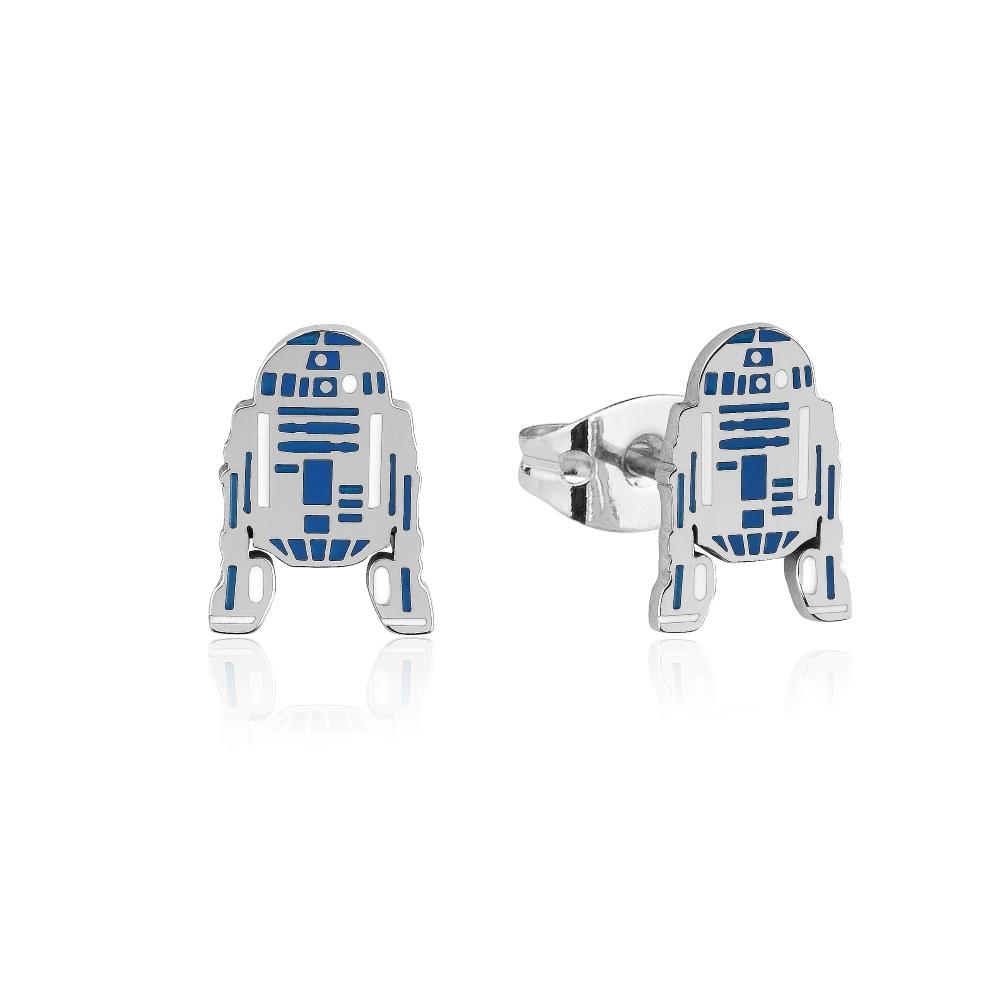 Star Wars R2-D2 Enamel Stud Earrings